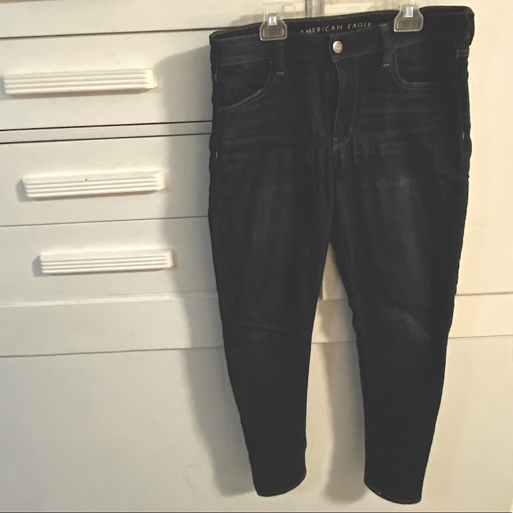 🎉5/$30 - American eagle dark wash skinny jeans